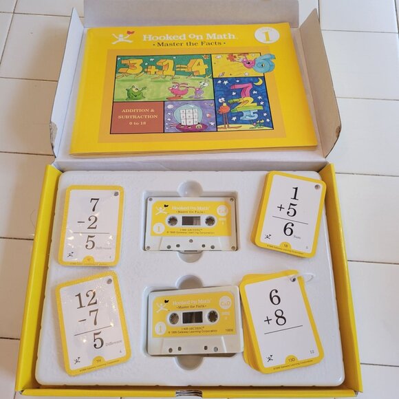 Hooked on Math Kits Cassette Tapes 1 2 4 Addition Subtraction Division Home Scho - Picture 3 of 12